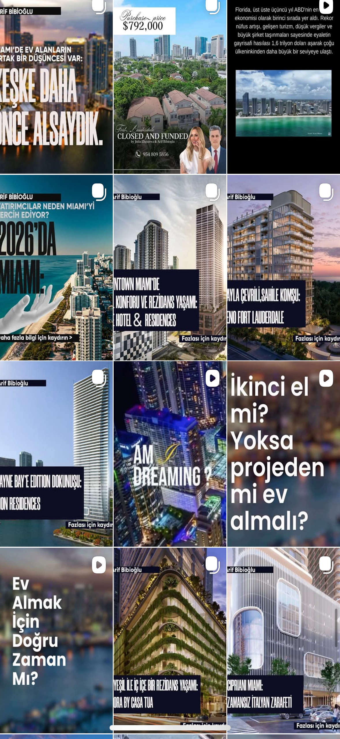 Miami Real Estate real estate mobile screen