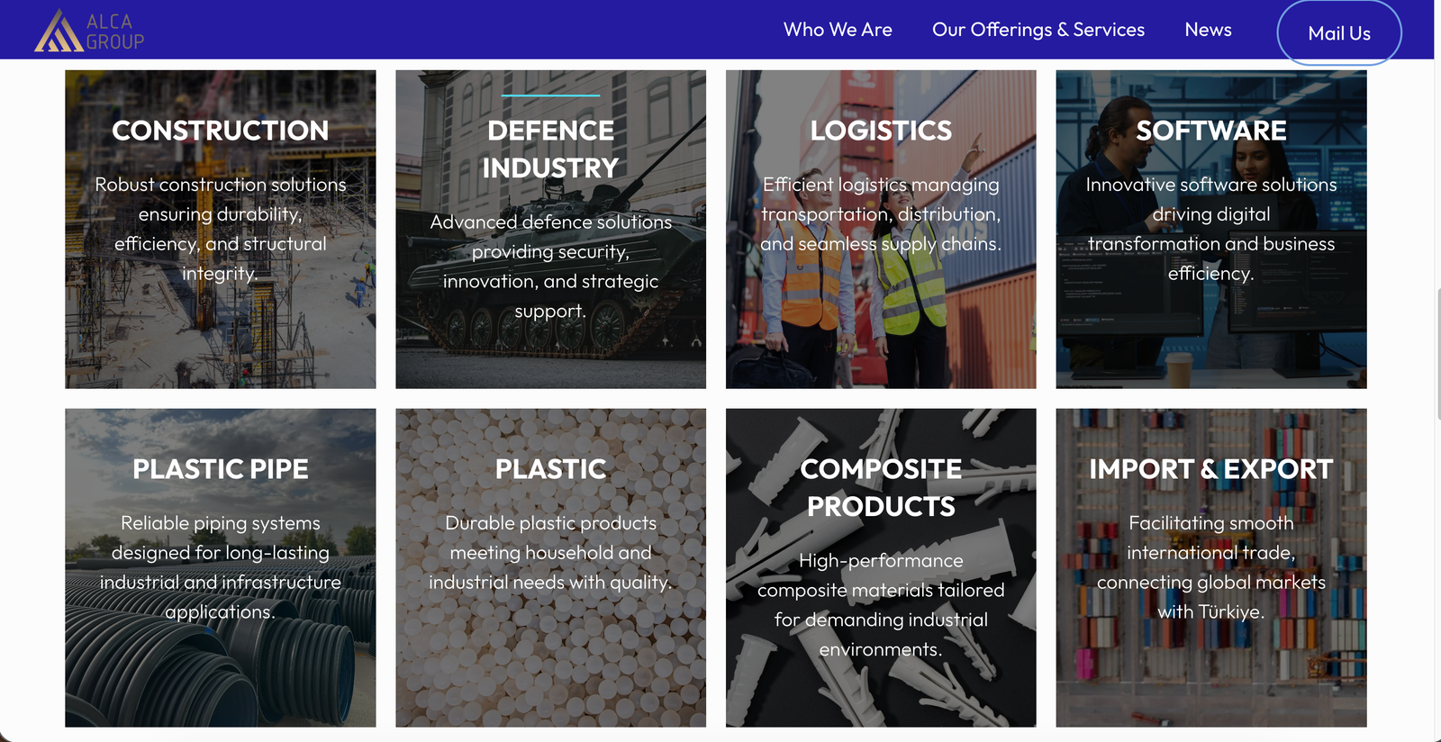 ALCA Group corporate operations